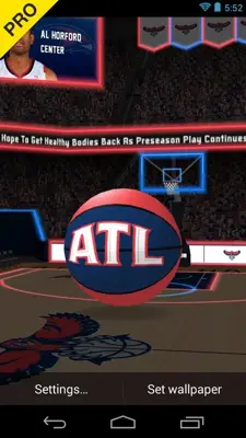 NBA 2012 3D Live Wallpaper android App screenshot 1